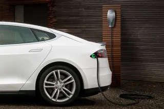 A Tesla Destination Charging charge point