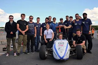 Edinburgh University's UK Formula Student team