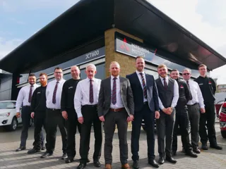 The team at JCT600's new Mitsubishi Motors dealership in Bradford
