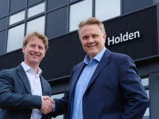 Holden Group chairman Tim Holden and managing director Martyn Webb