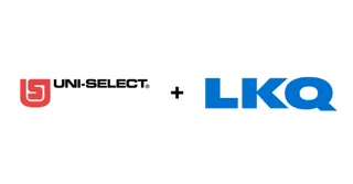 Uni-Select and LKQ logos
