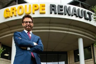 Renault UK managing director Vincent Tourette