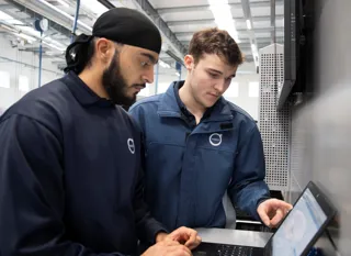 Volvo Car UK apprentice technicians