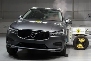 Volvo XC60 in Euro NCAP testing