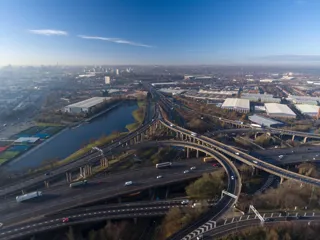 West Midlands aerial view