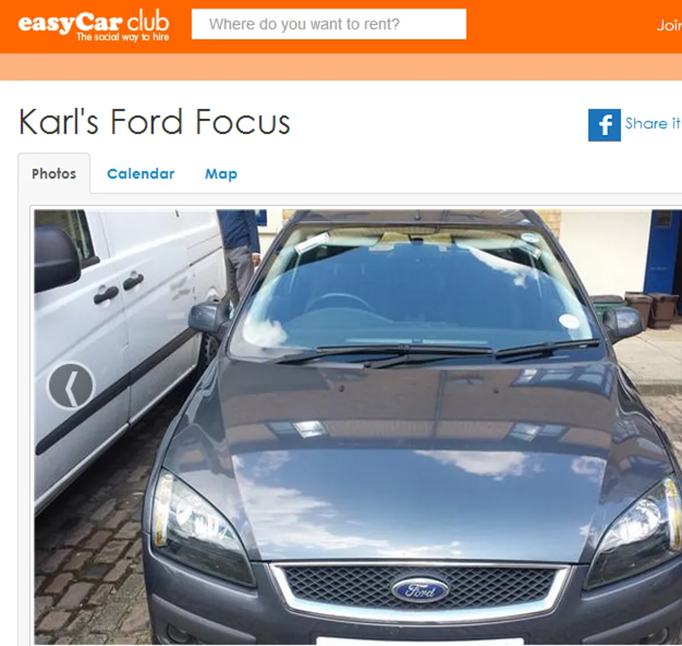 Ford Credit easyCar car share 2015