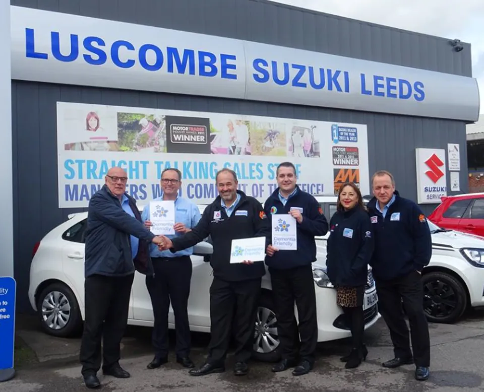 Luscombe Suzuki Leeds becomes 'working towards dementia friendly' 2017