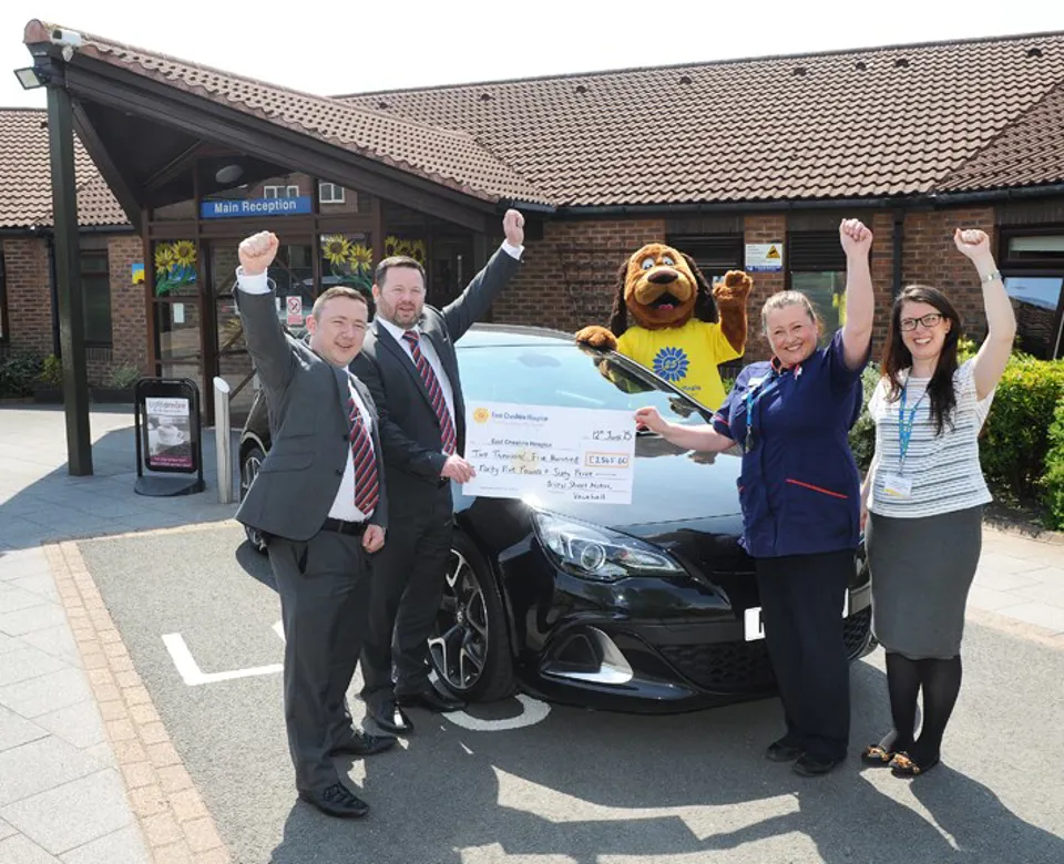 Bristol Street Motors Vauxhall Macclesfield joins forces with local hospice