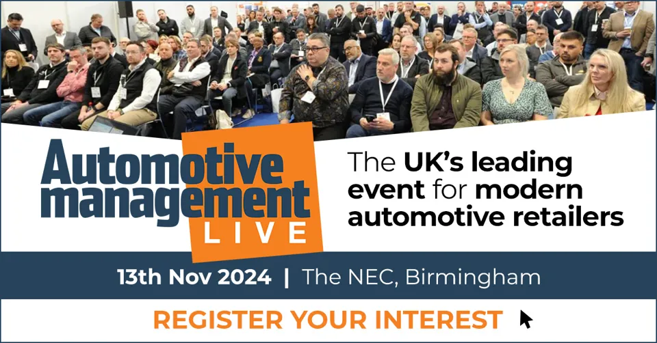 Automotive Management Live 2024 - register interest graphic