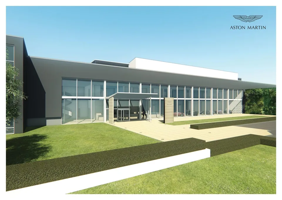 Aston Martin's planned manufacturing facility at St Athan, Wales