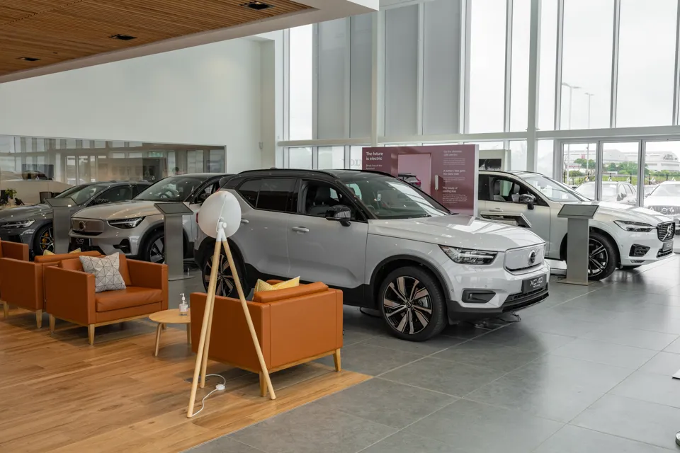 Volvo showroom