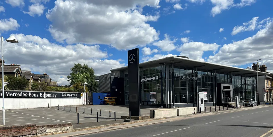 West Motor Company's former Mercedes-Benz Retail Group dealership site in Bromley