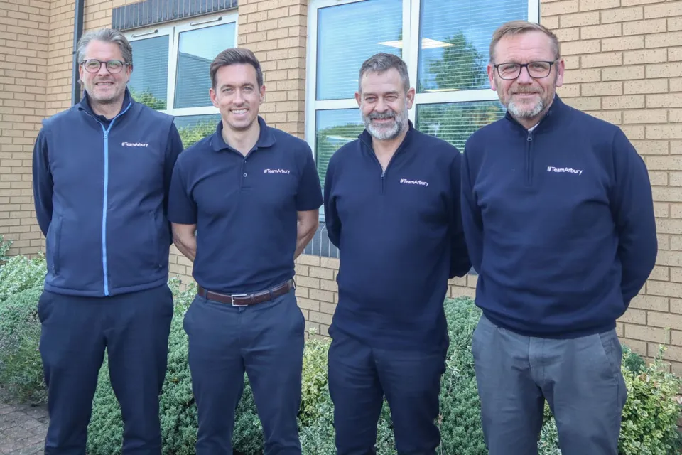 Managing director Ben Archer, Scott Stenning,  Angus Wiseman and  Garry Beardmore