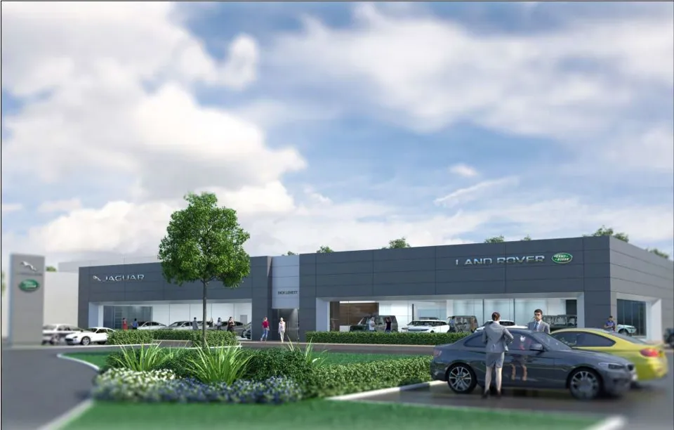 Artist's impression: Dick Lovett's planned JLR facility