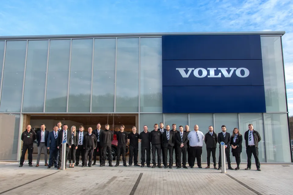 Stoneacre Motor Group's newly assembled Volvo Car UK team in Sheffield