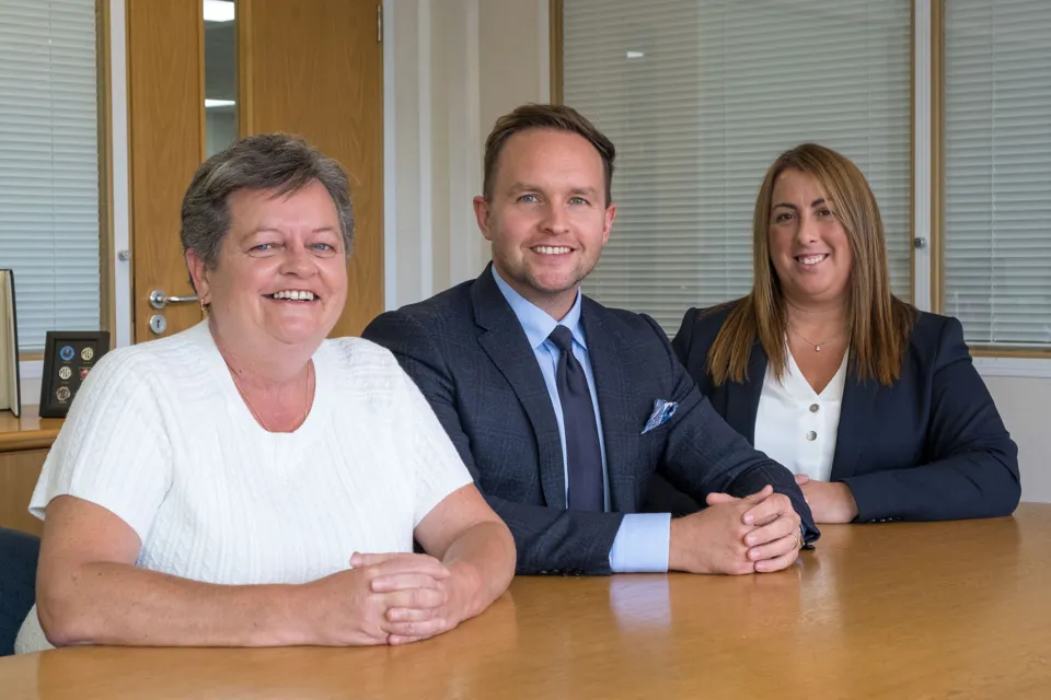 Chorley Group leadership team: Pauline Turner, Adam Turner and Sue Corkin