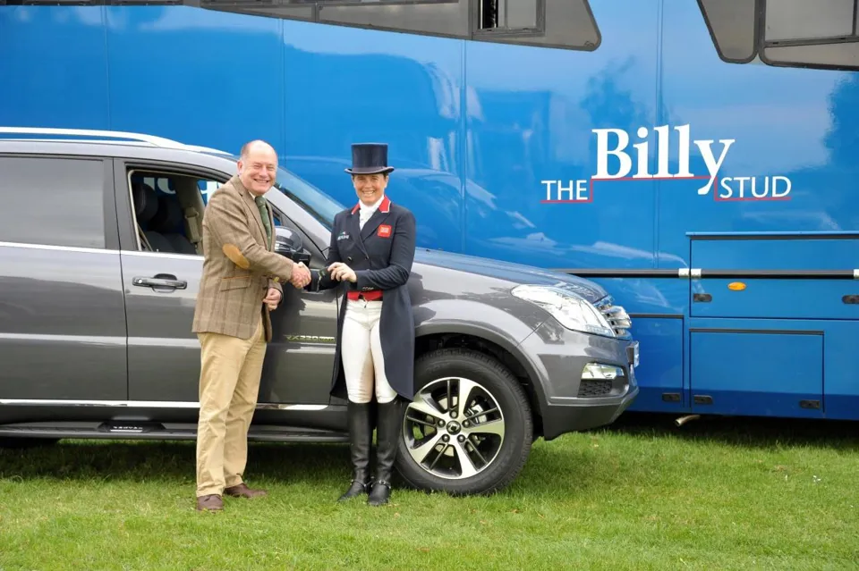 SsangYong UK CEO Paul Williams signs up Pippa Funnell MBE as a SsangYong brand ambassador