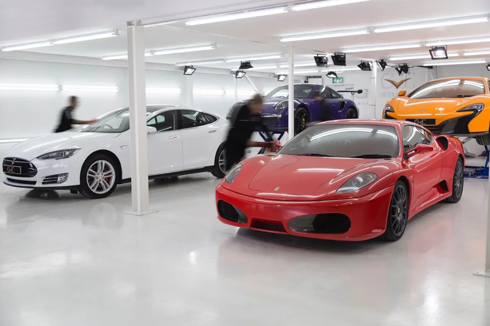 GVE London's new supercar detailing centre