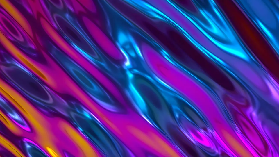 abstract background, iridescent holographic foil, metallic texture, ultraviolet wavy wallpaper, fluid ripples, petrol prices