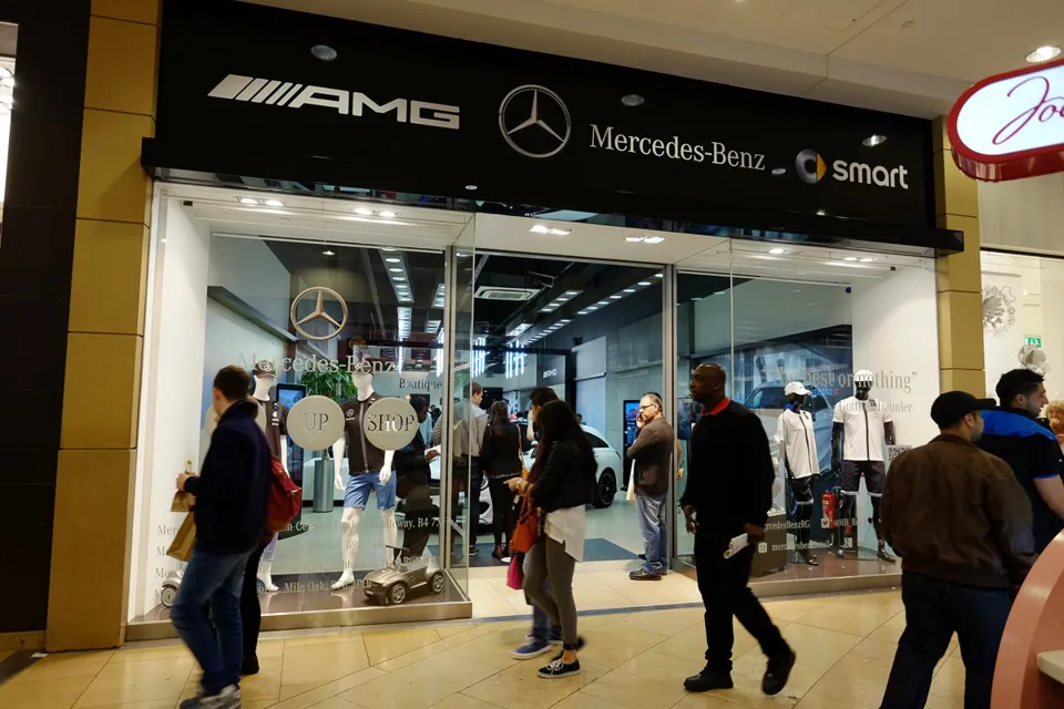 Mercedes-Benz Retail Group pop-up shop drives success