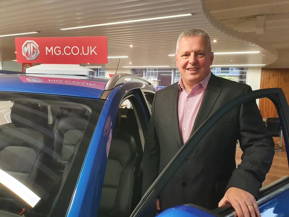 MG Motor UK's new national fleet sales manager, Geraint Isaac