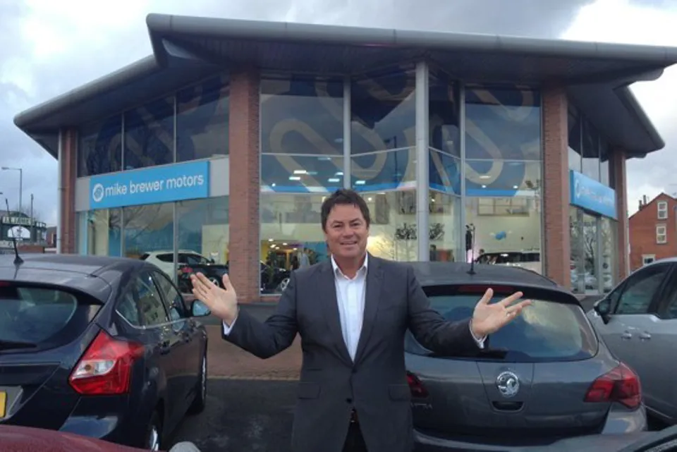 Mike Brewer pictured at the Sheffield used car operation