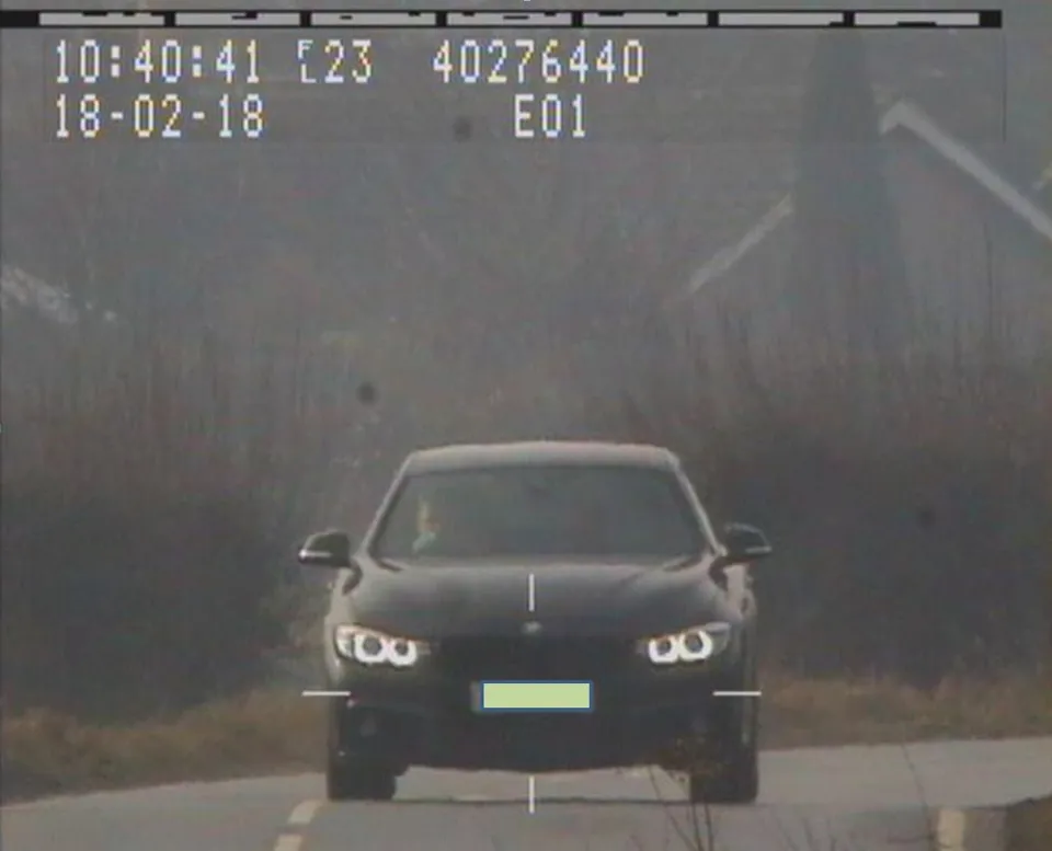 Ferrari car dealer Nicholas Burke equipped his BMW 335d with a speed camera jamming device