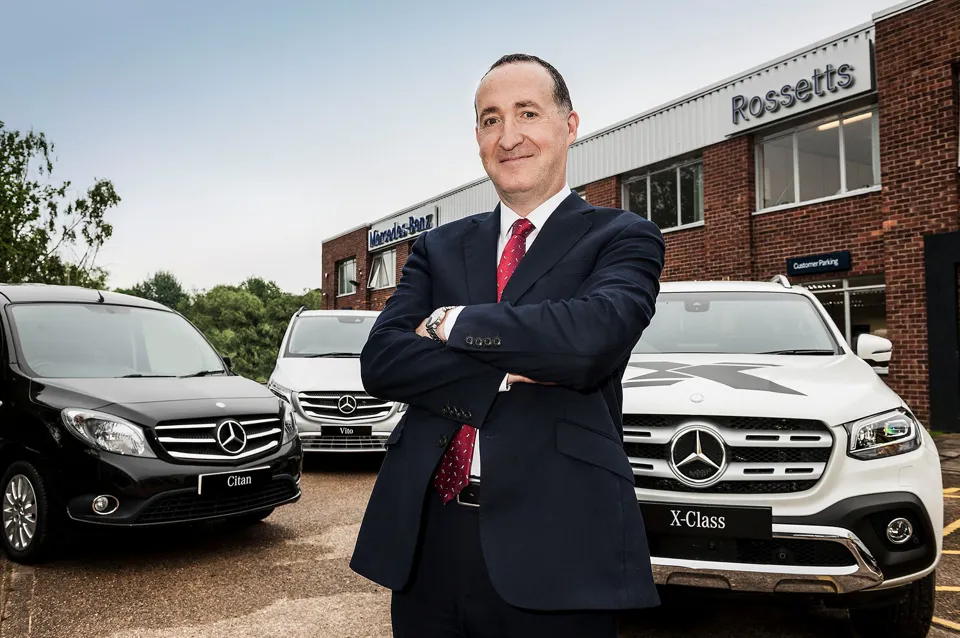 Richard Wheeler dealer principal Rossetts Commercial Vehicles MB 2018 
