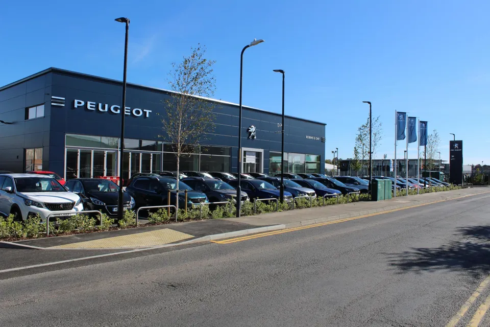 Robins & Day's new Peugeot dealership in Maidstone
