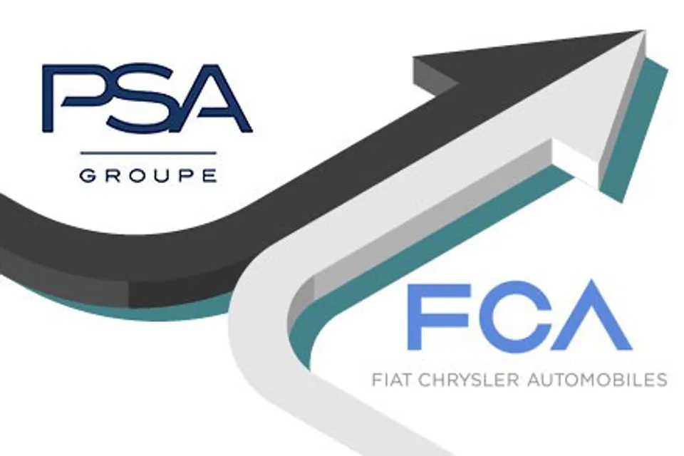 PSA FCA merger arrow