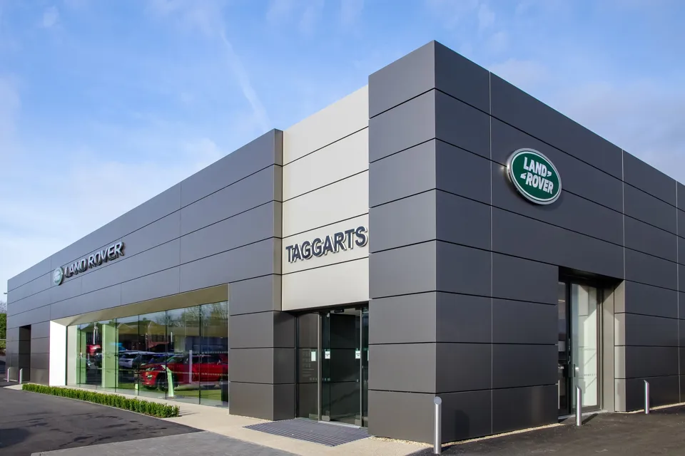 Taggarts  Land Rover dealership in Lanarkshire