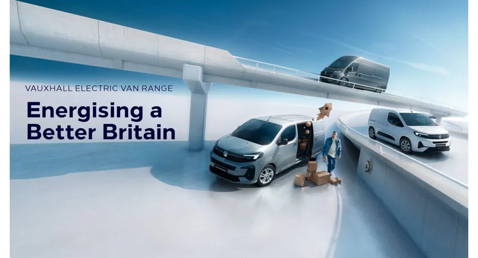 Vauxhall's electric van marketing campaign June 2024