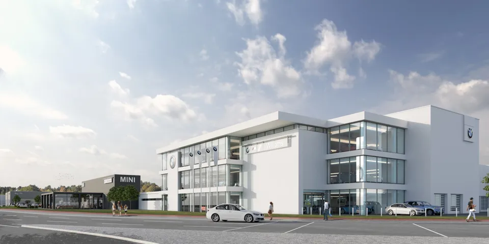 Williams Group's planned TraffordCity BMW and Mini dealerships