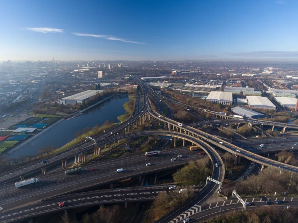 West Midlands aerial view